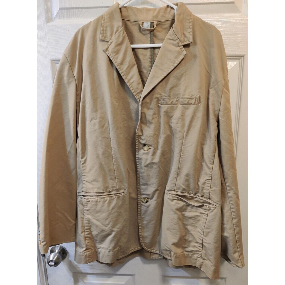 Old Navy Classic Tailored Men's XL Tan Cotton Blazer/Jacket-Nice!